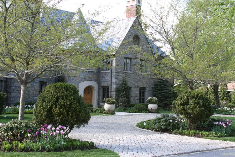 Exterior Landscape Design at front of private home